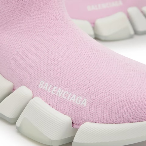 Balenciaga Women\'s Light Pink Sock Sneakers EU 34 / 4 US
